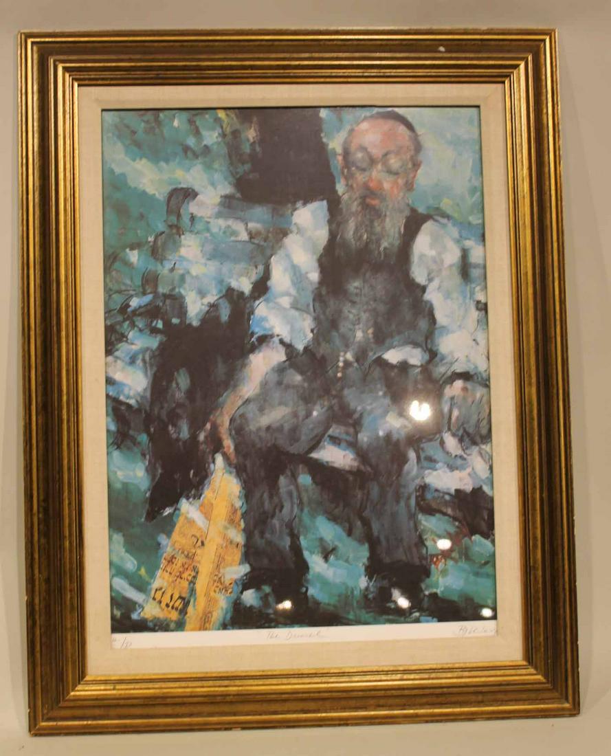Artist's Proof of Seated Rabbi (1 of 5)
