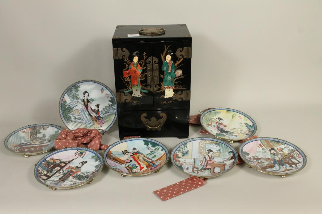 An Oriental Style Diminutive Jewelry Chest (1 of 6)