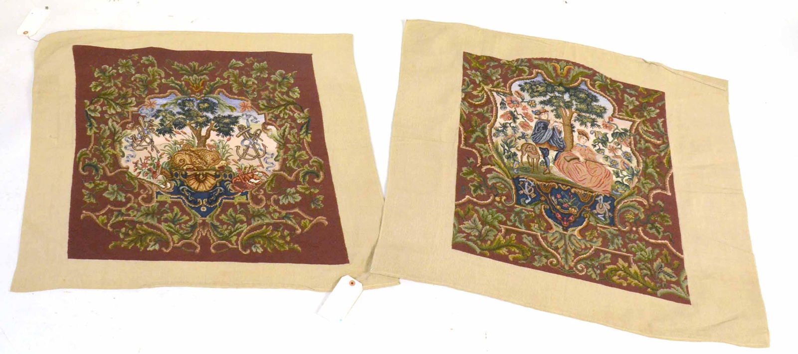 Two English Needlework Panels (1 of 6)