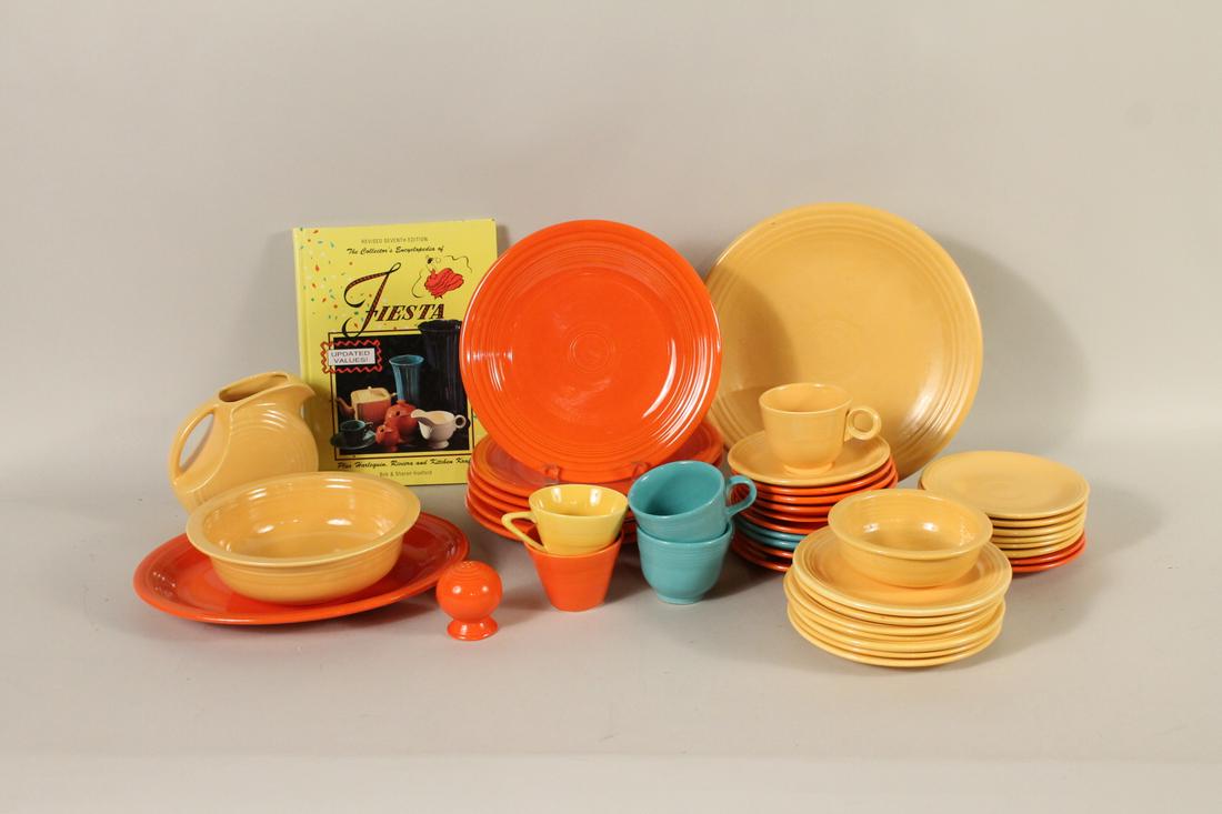 Partial Group of Fiestaware: Used condition.