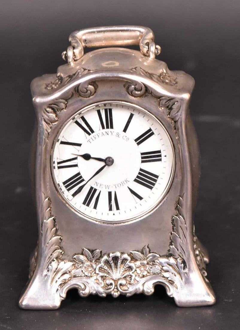 Tiffany & Co. Sterling Silver Carriage Clock (1 of 8)