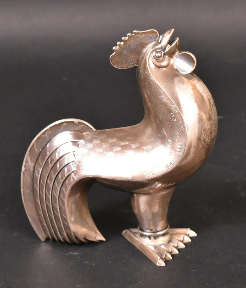 Tostrup Norway Silver Rooster Form Sugar Caster (1 of 6)