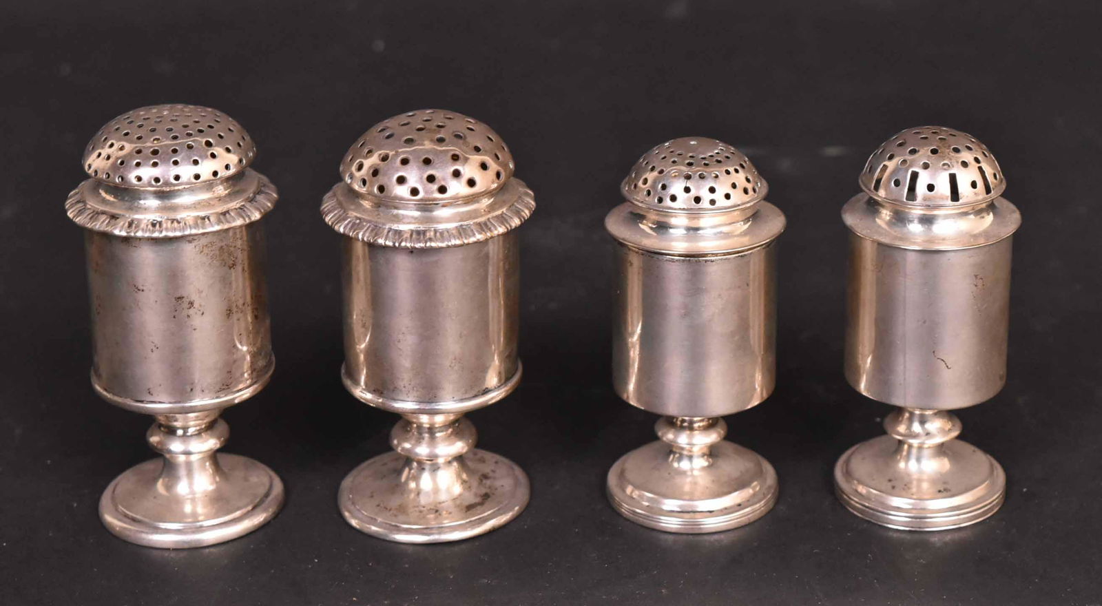 Two Pair of Indian Colonial Silver Salt Shakers (1 of 6)
