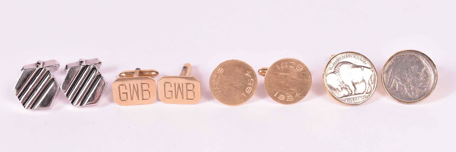 Four Pair of Cufflinks (1 of 6)