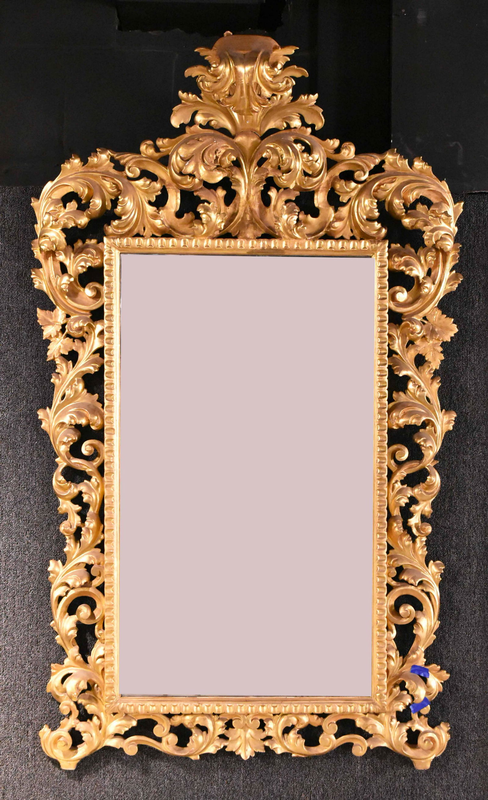 Baroque Style Giltwood Mirror (1 of 7)