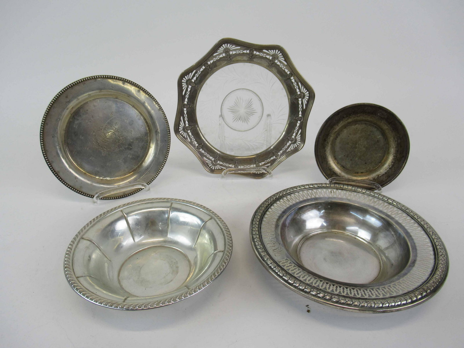 Group of Assorted Sterling Silver Bowls (1 of 7)