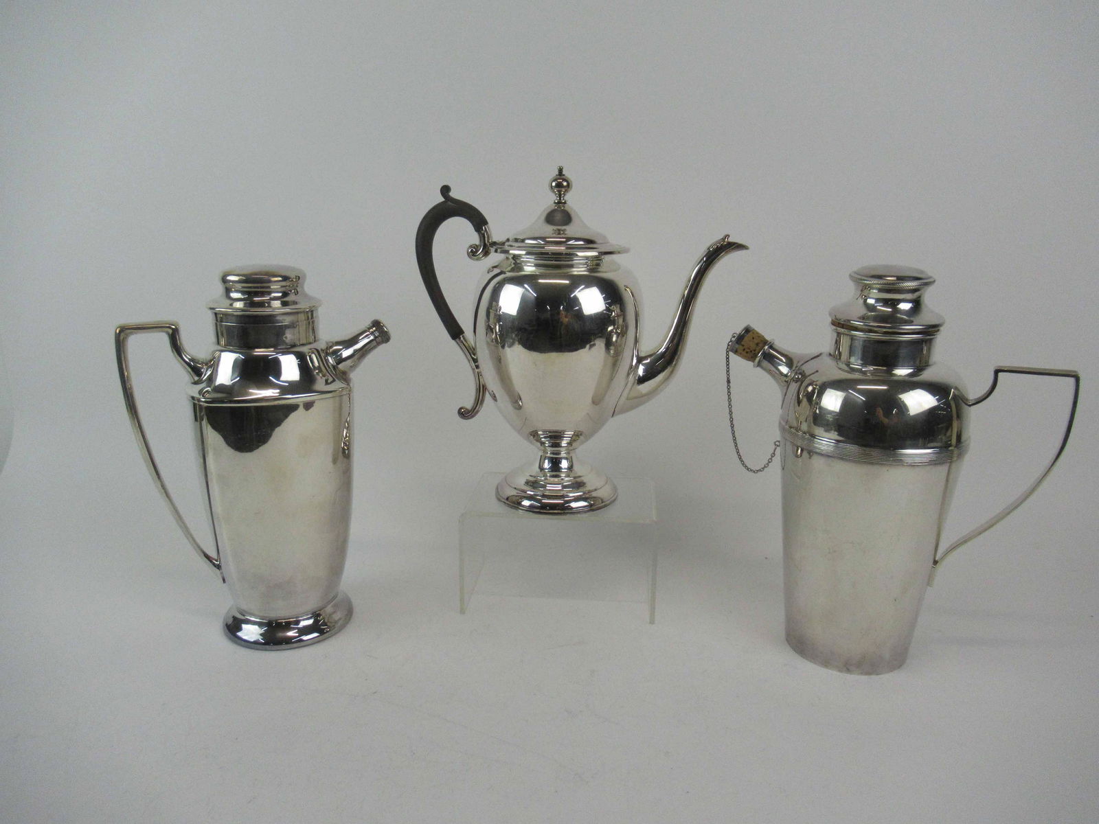 Two Silver Plated Cocktail Pitchers (1 of 5)