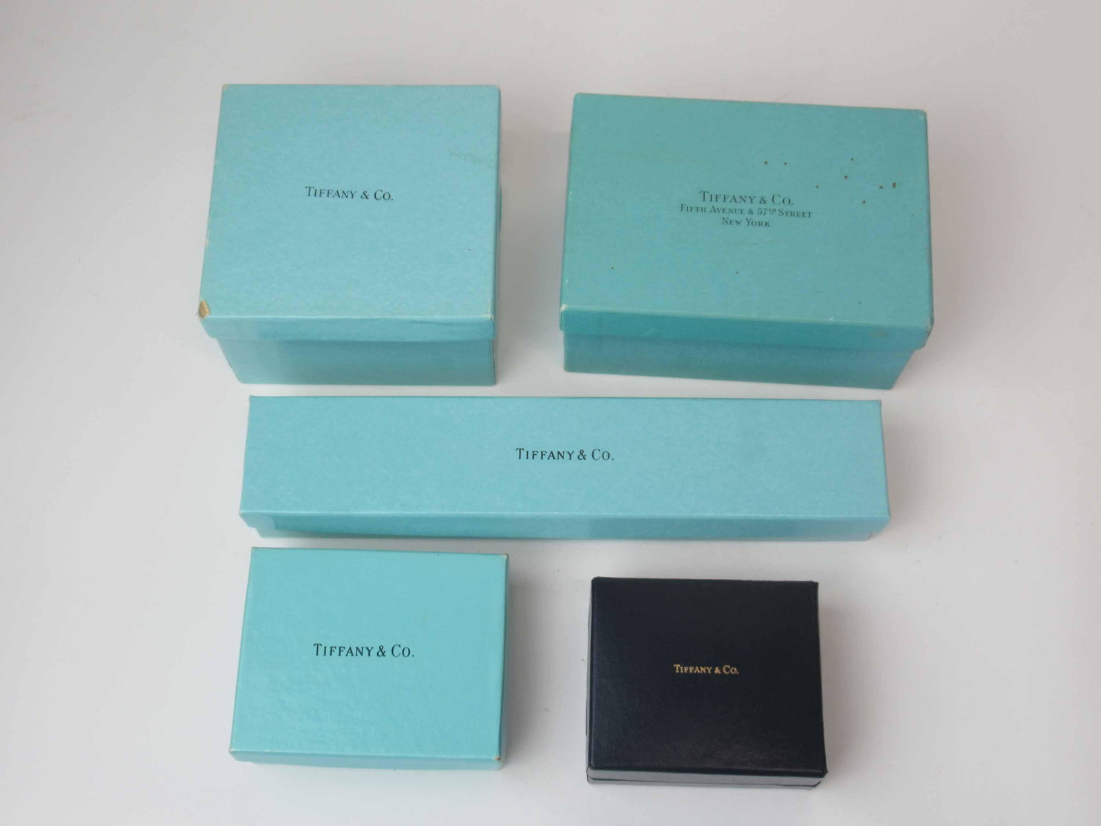 Group of 5 Assorted Tiffany & Co. Jewelry Boxes (1 of 4)