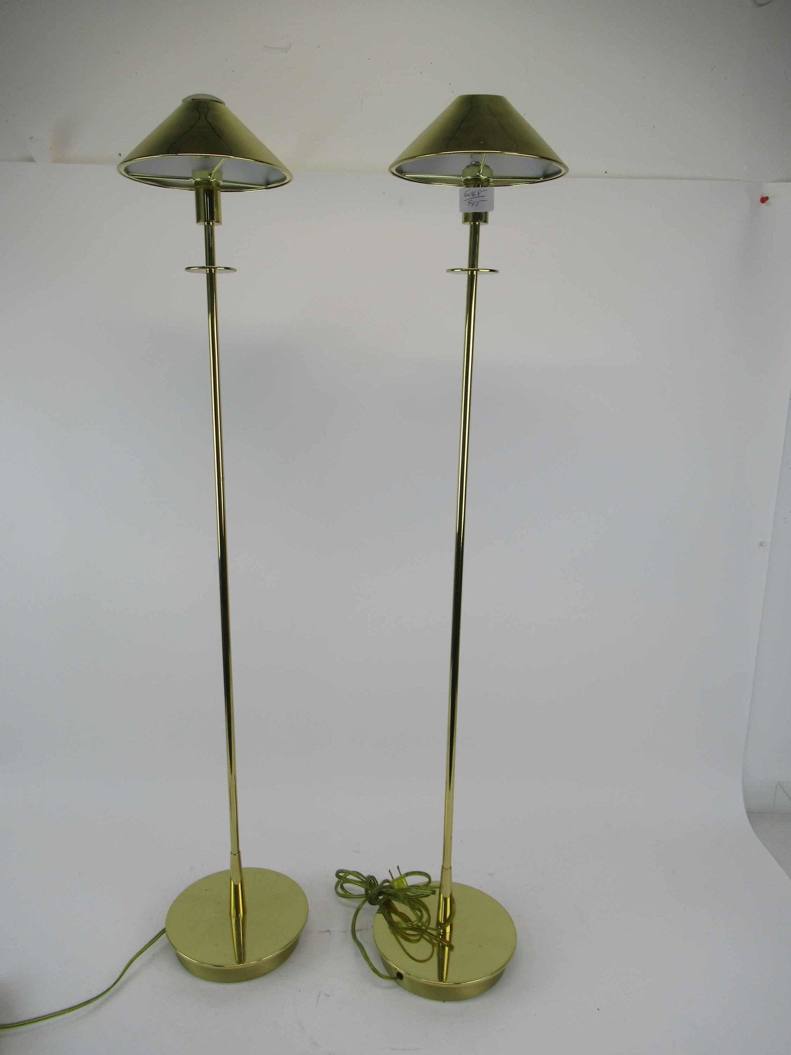 Pair of Holtkotter Leuchten Brass Floor Lamps (1 of 5)
