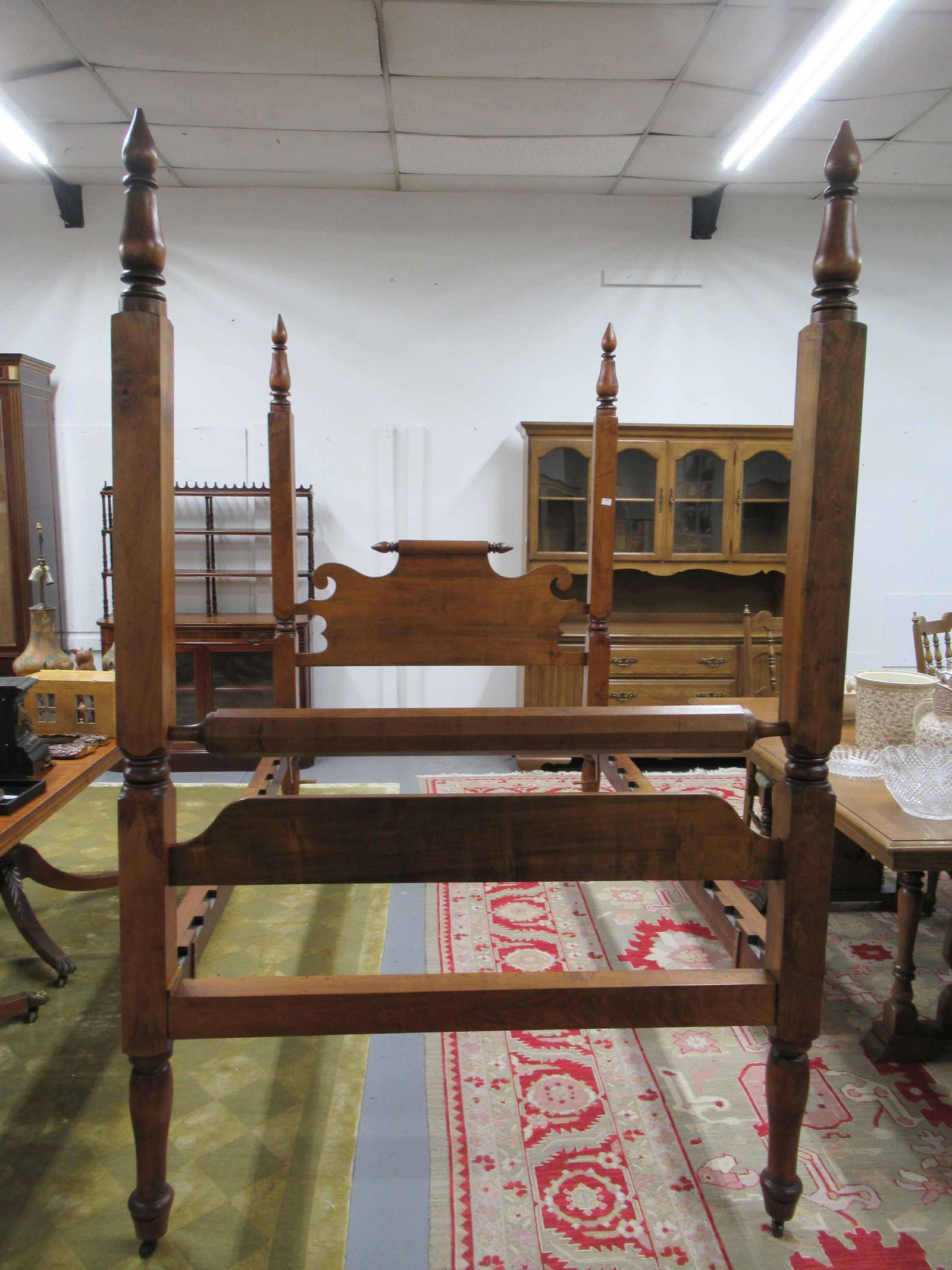 Federal Style Maple Four Post Bedstead (1 of 5)