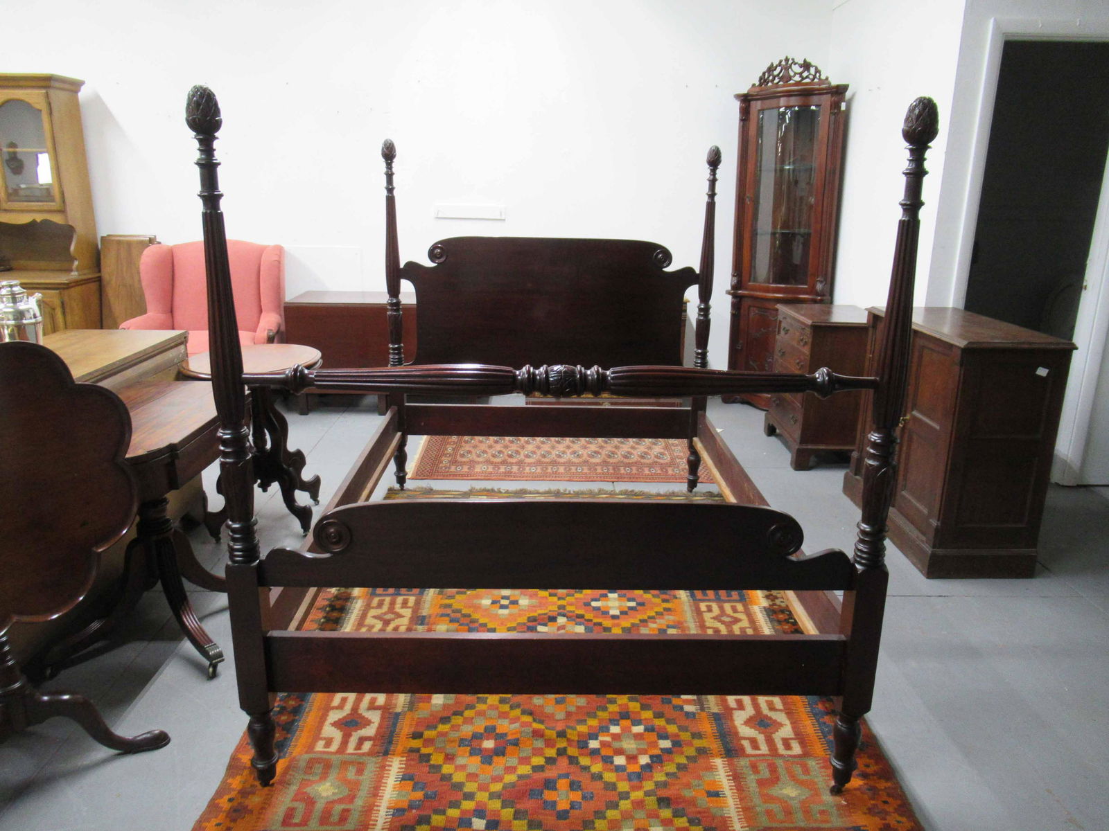 Federal Style Mahogany Bedstead (1 of 6)