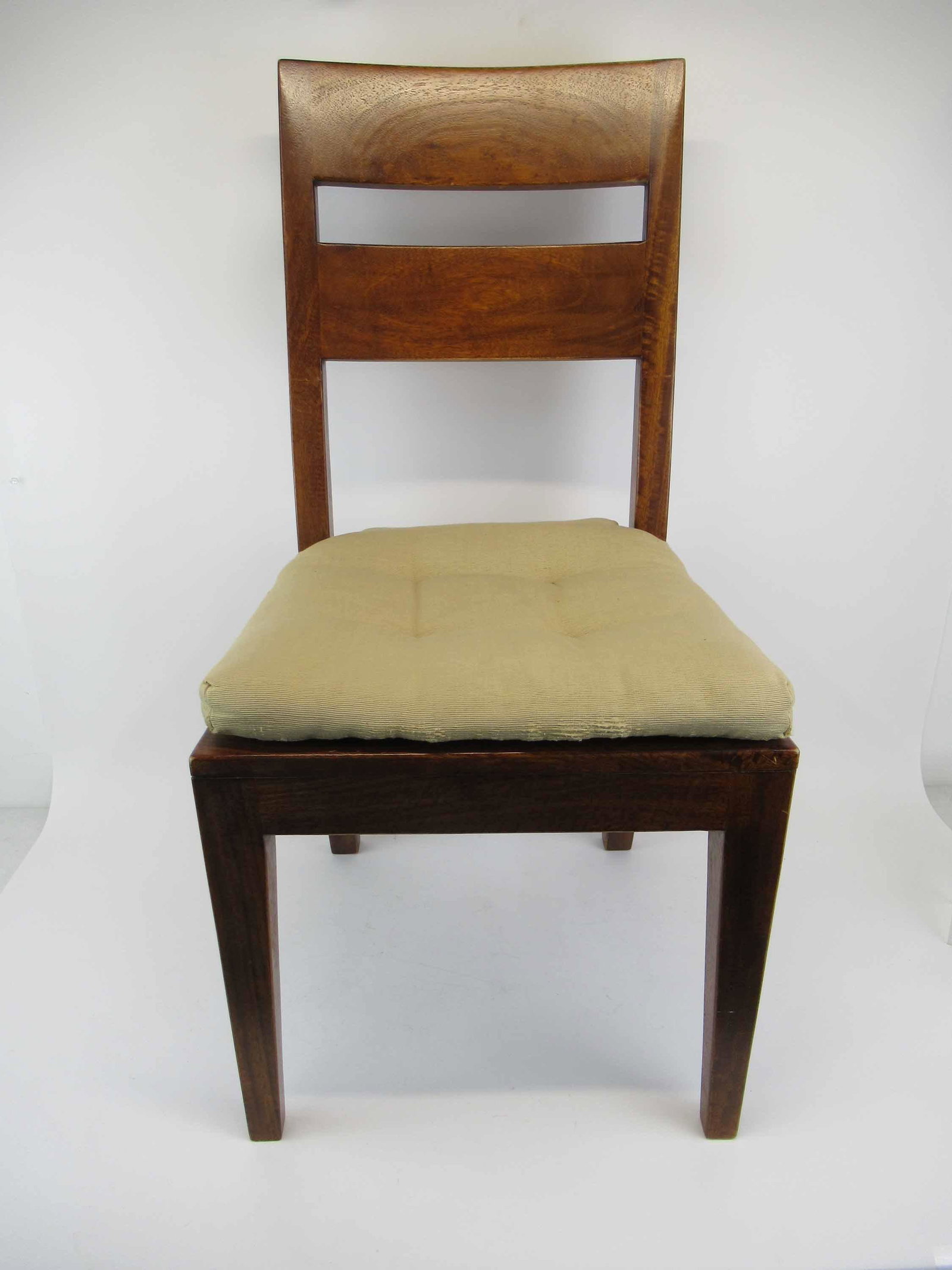 Crate and Barrel Honey Pine Side Chair (1 of 3)