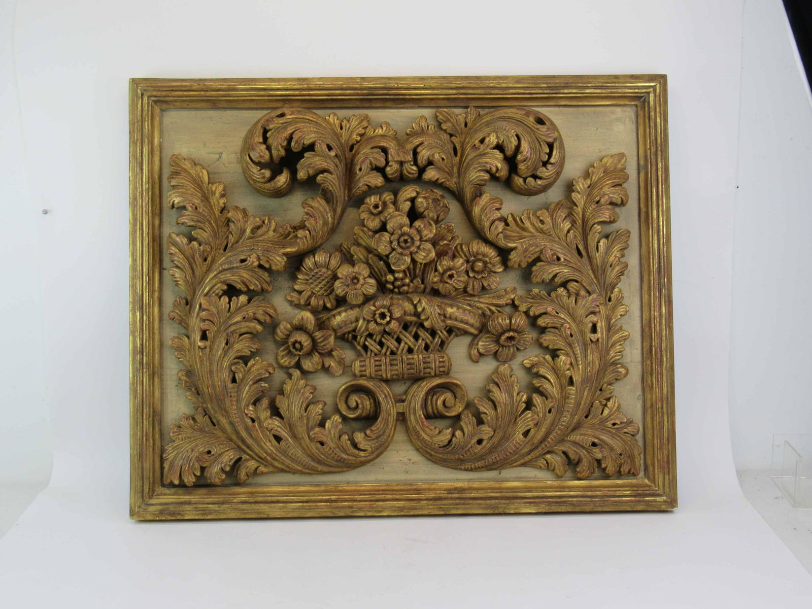 Gilt French Style Carved Wall Panel (1 of 2)