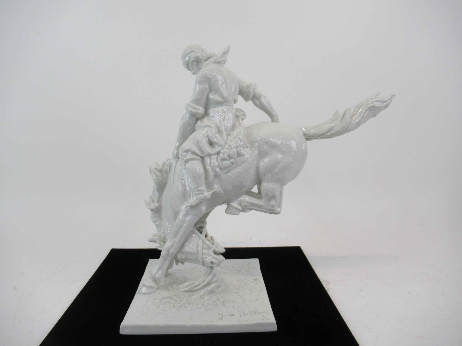Rosenthal Jose Belloni Rare White "Bronco Rider" (1 of 6)