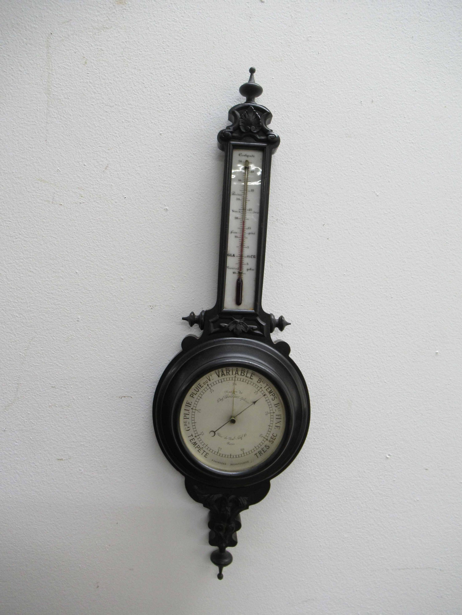 Maison De Chevallier Walnut French Barometer (1 of 3)
