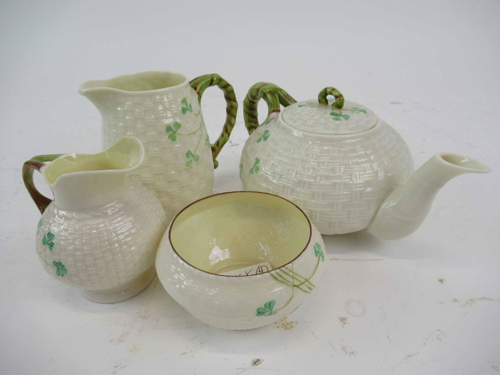 Group of Assorted Belleek Table Articles (1 of 6)