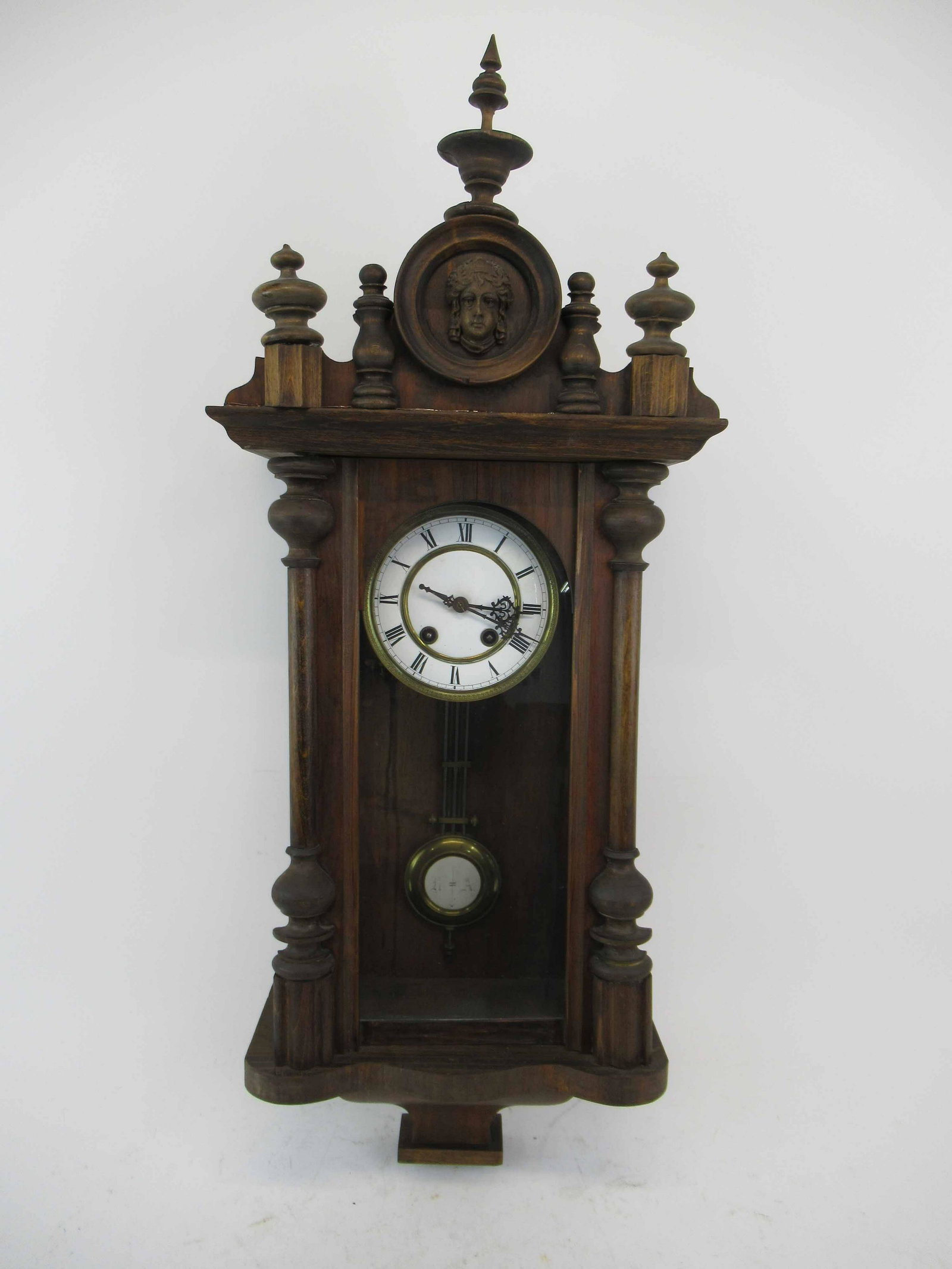 Vintage Regulator Hanging Wall Clock (1 of 7)