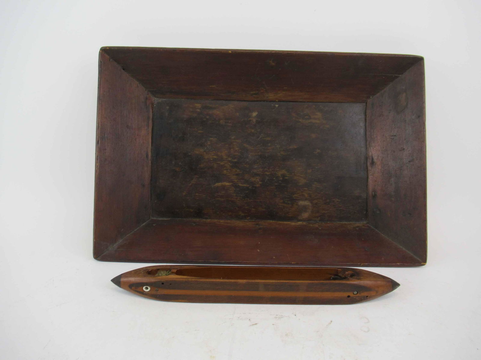 Antique Weaving Loom Boat Shuttle Boat (1 of 6)