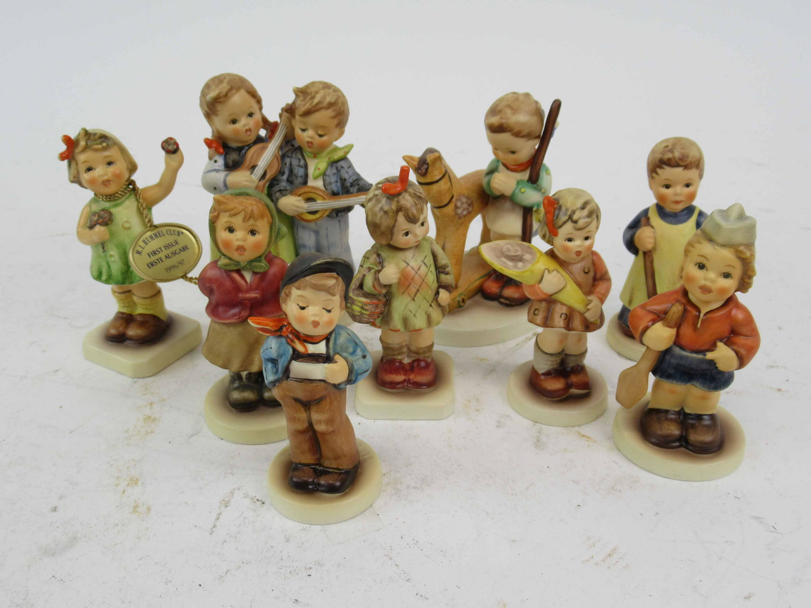 Group of Assorted Goebel and MJ Hummel Figurines (1 of 6)