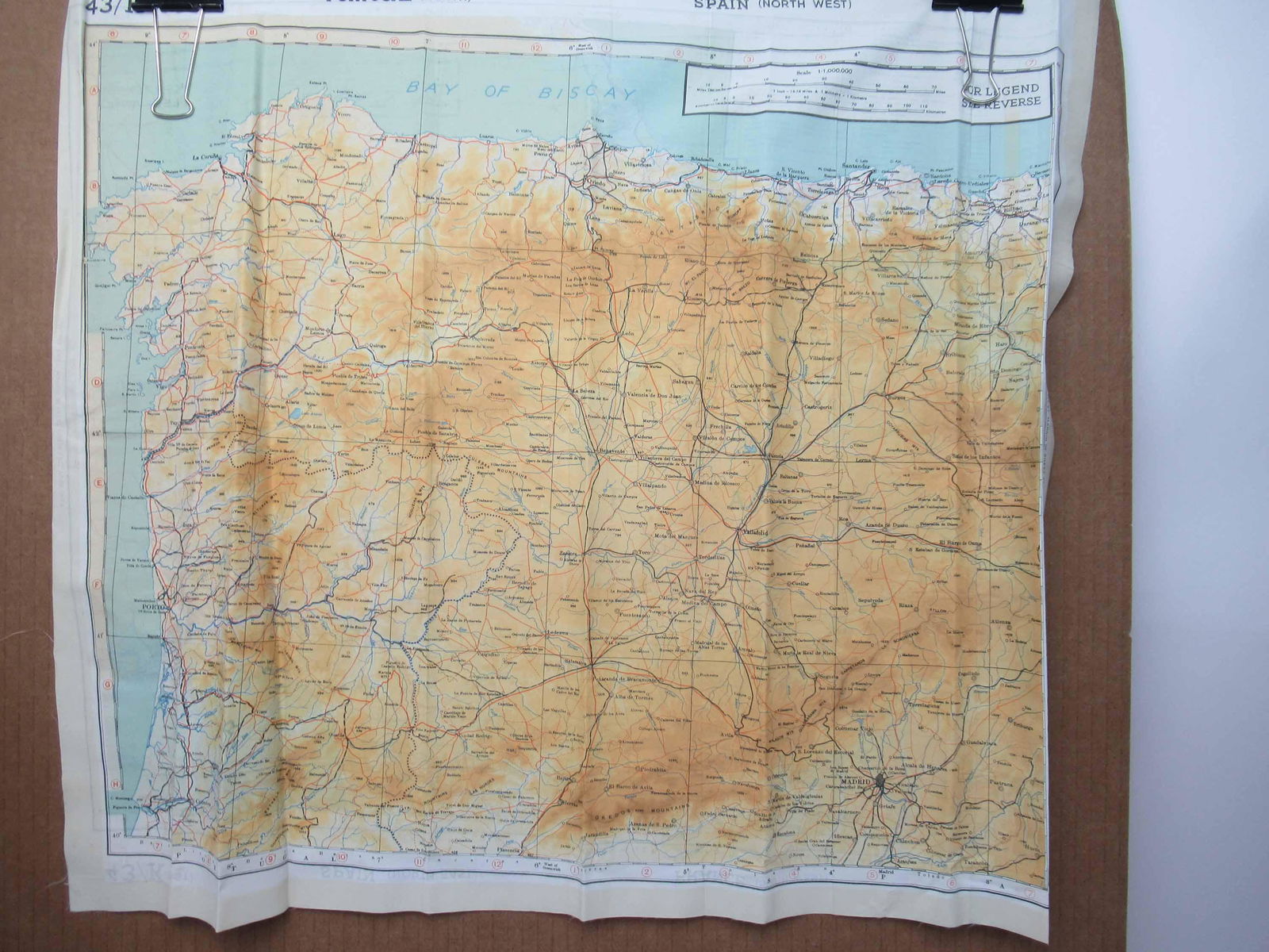 Vintage Silk Pilots Survival Map 43 K (1 of 6)