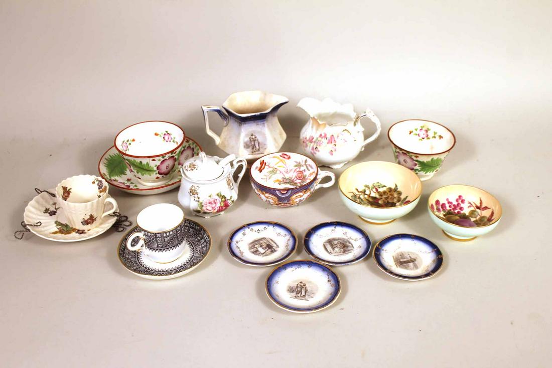 Copeland Spode Wicker Lane Cup and Saucer (1 of 6)