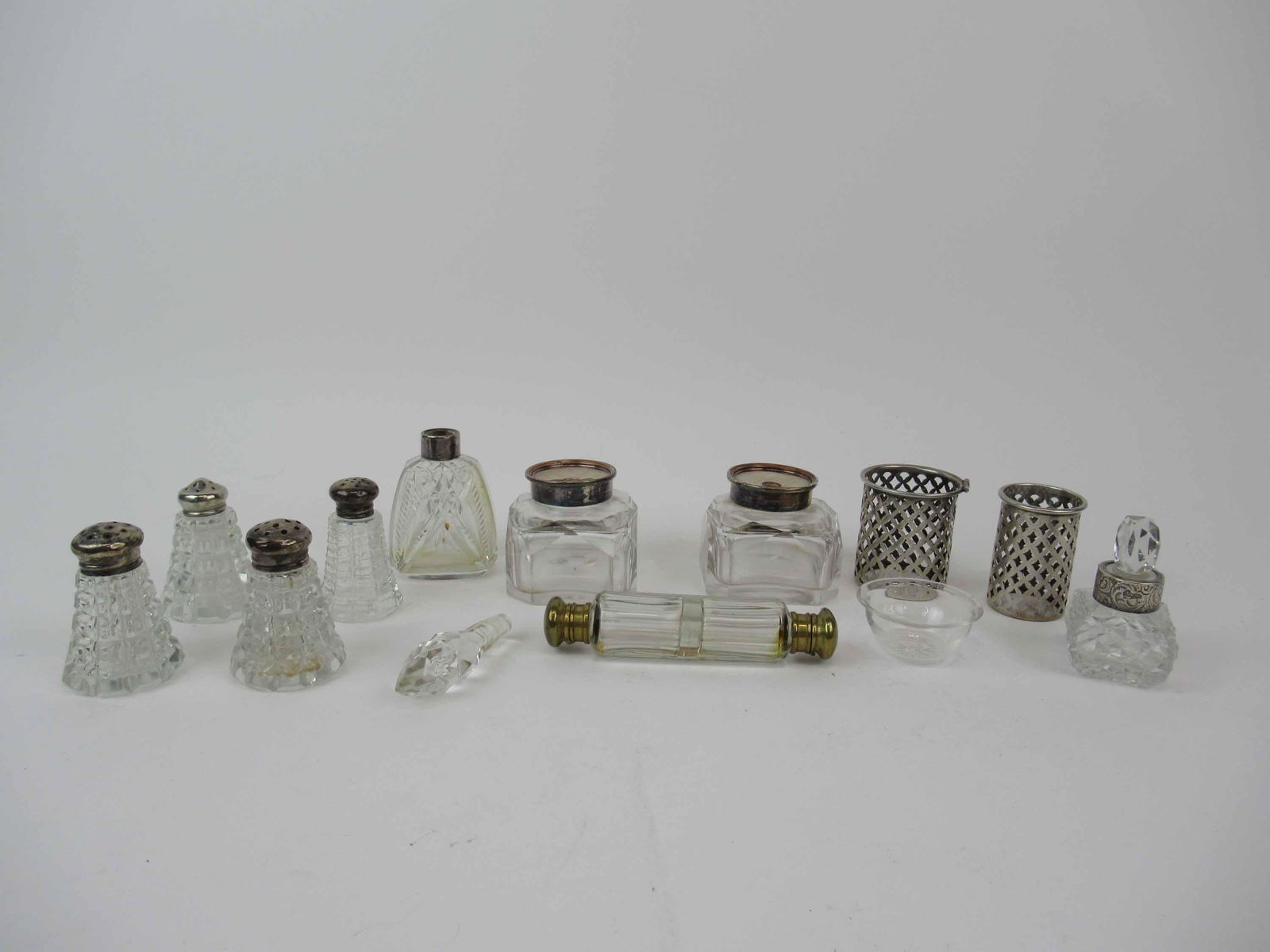 English Silver Mounted Perfume Bottle (1 of 6)