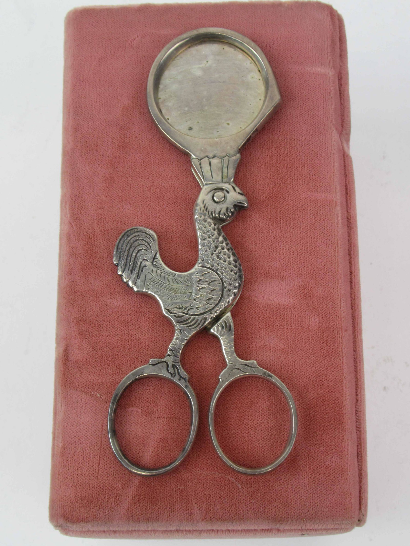 Vintage Silver Plated Chicken Form Egg Slicer (1 of 3)
