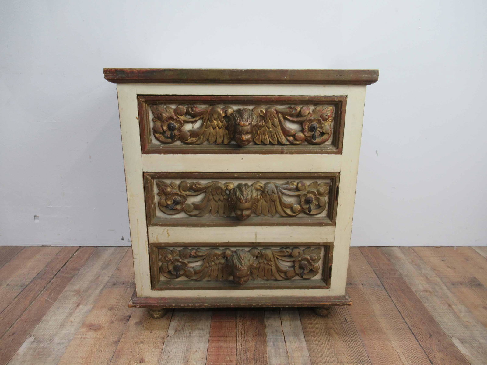 Continental Carved Single Drawer Chest (1 of 9)