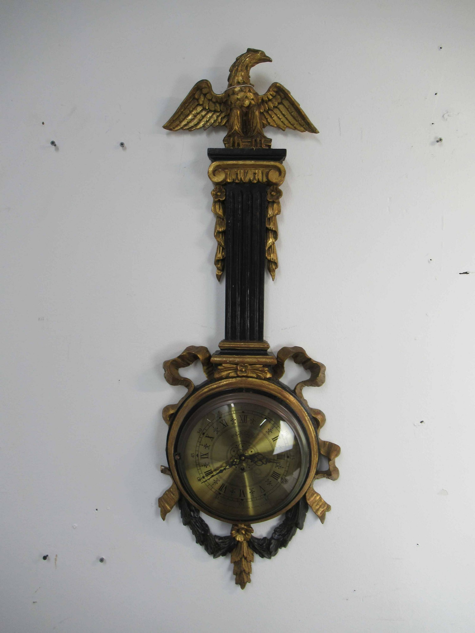 Gilt Carved Eagle Hanging Wall Clock (1 of 6)