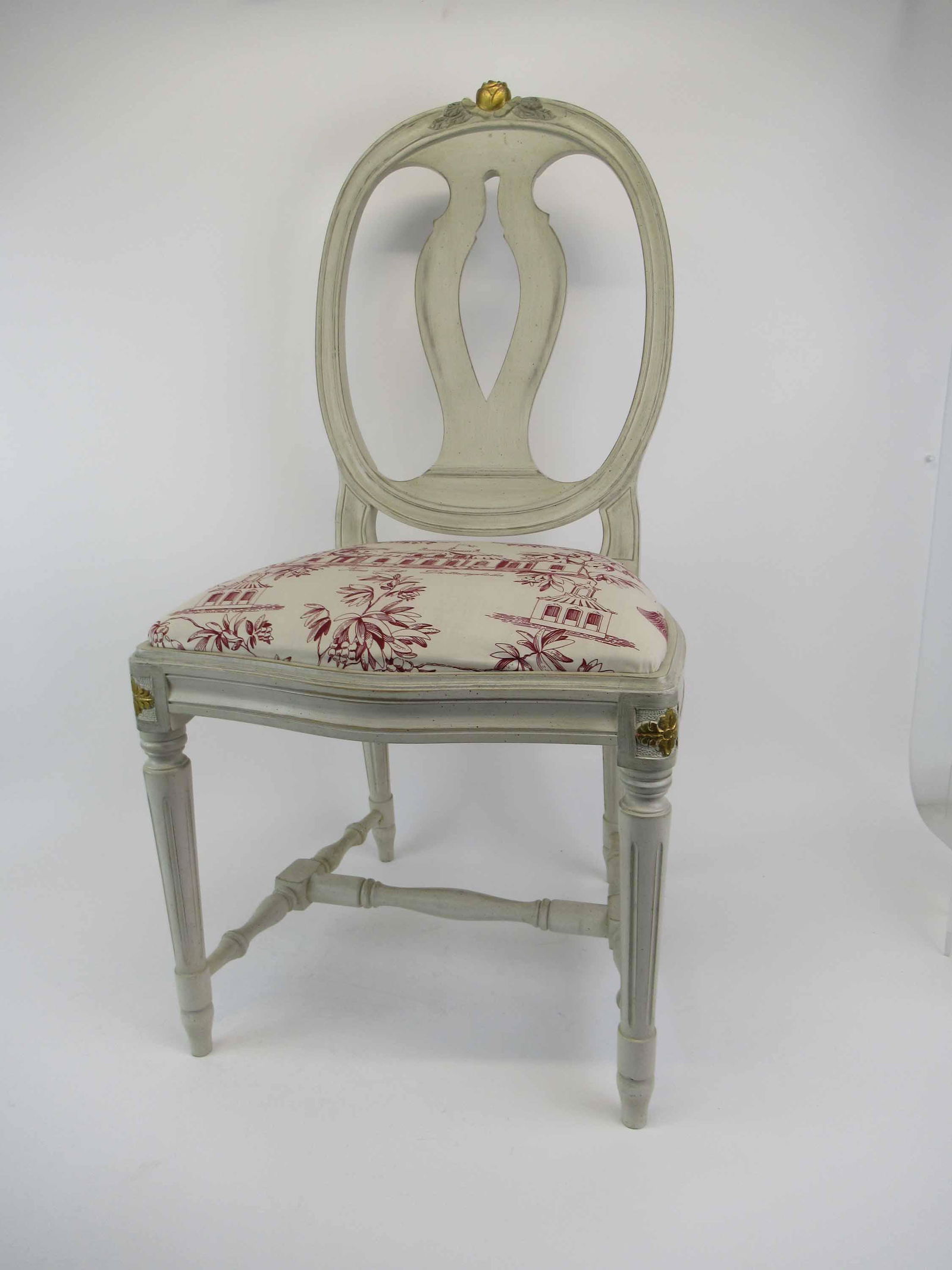 Louis XVI Style K.A Roos Torup Side Chair (1 of 6)