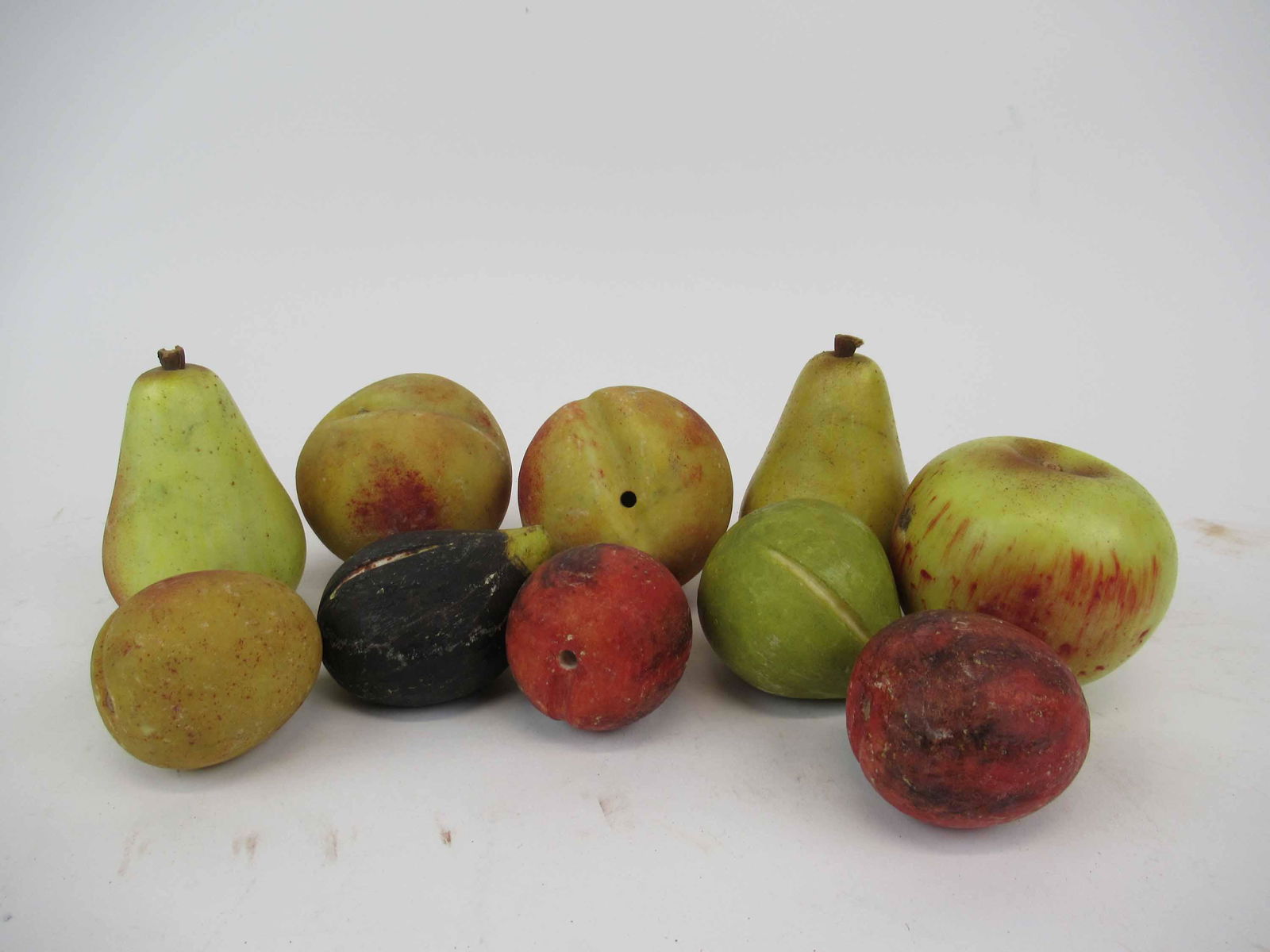 Group of Vintage Carved Stone Fruit (1 of 4)