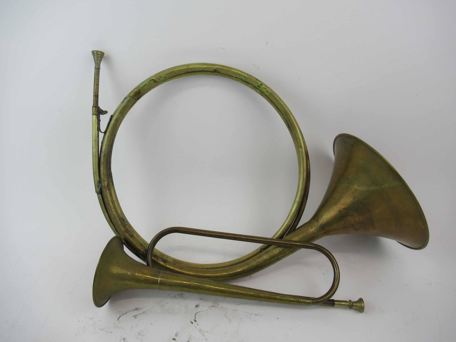 Pair of Vintage Brass Horns (1 of 5)
