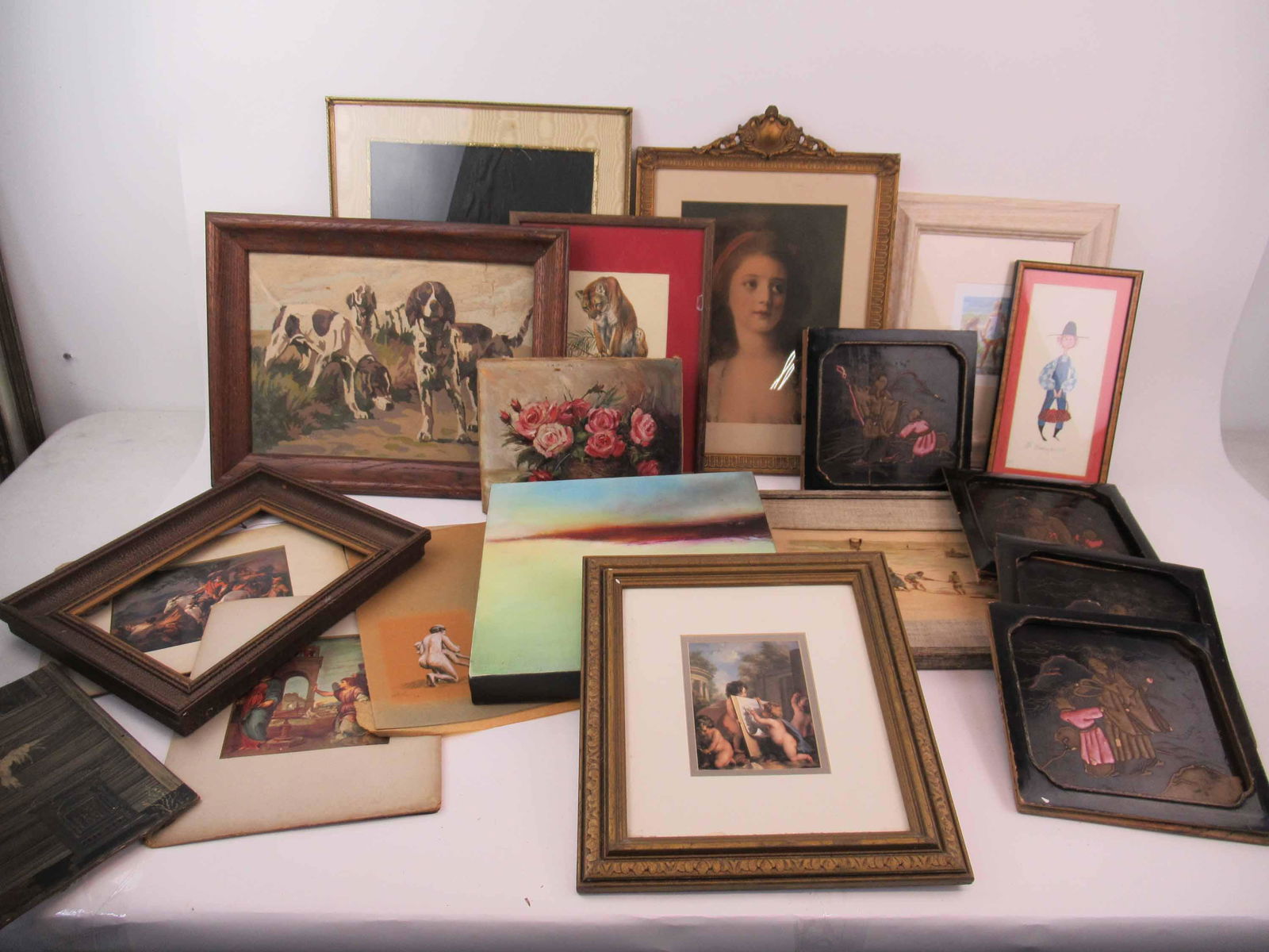 Group of Assorted Pictures and Frames (1 of 9)