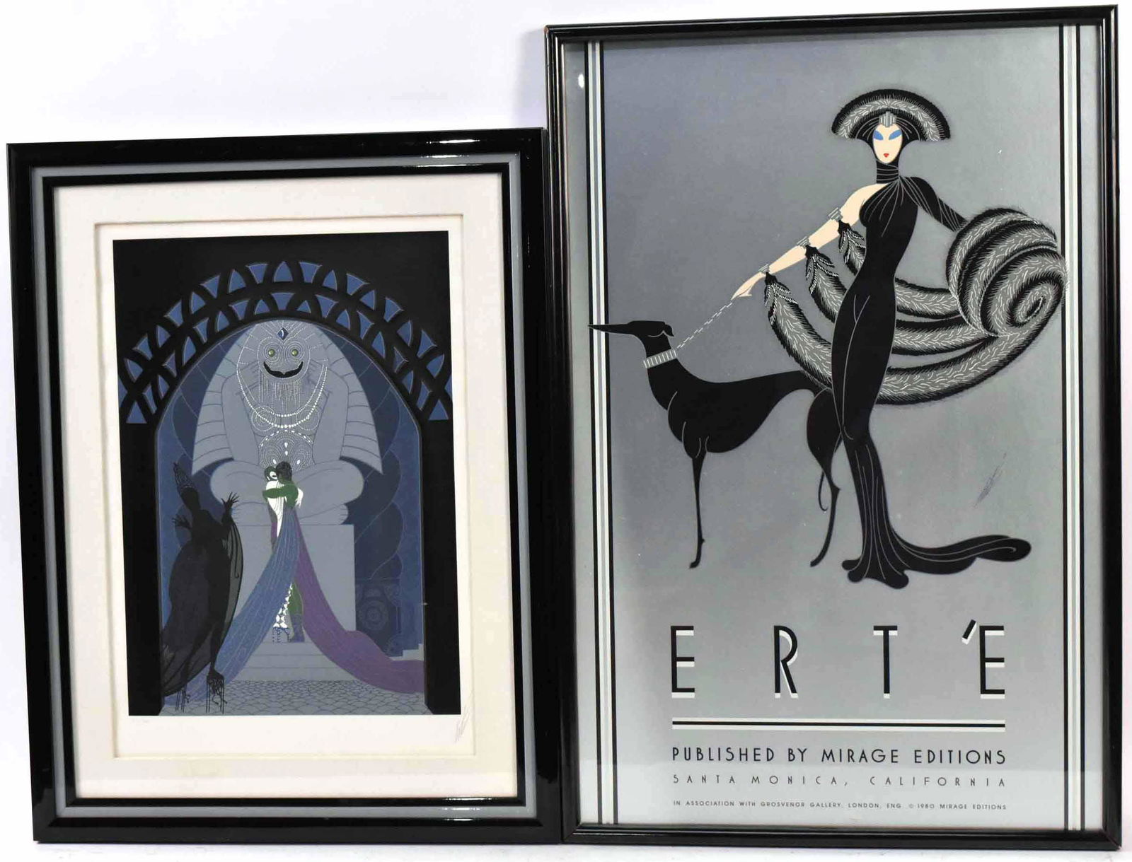 Erte Lithograph "Lovers and Idol" (1 of 12)