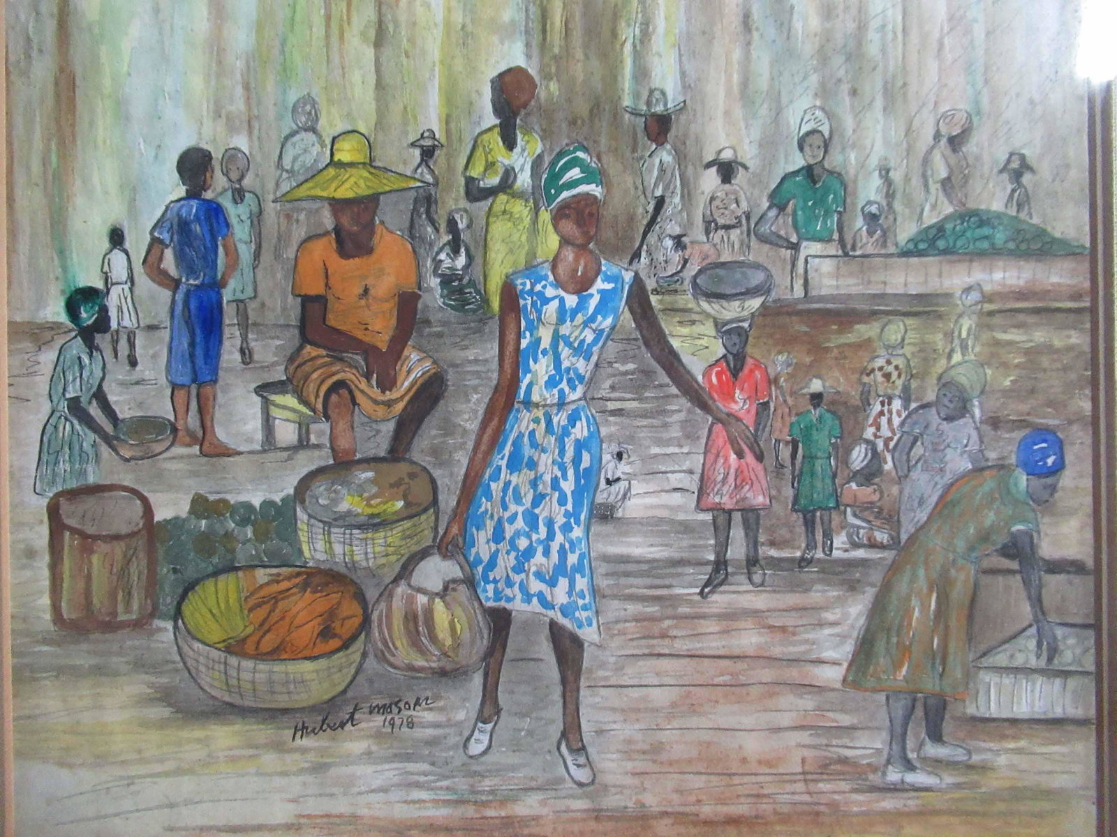 Hubert Mason Mixed Media on Paper (1 of 4)