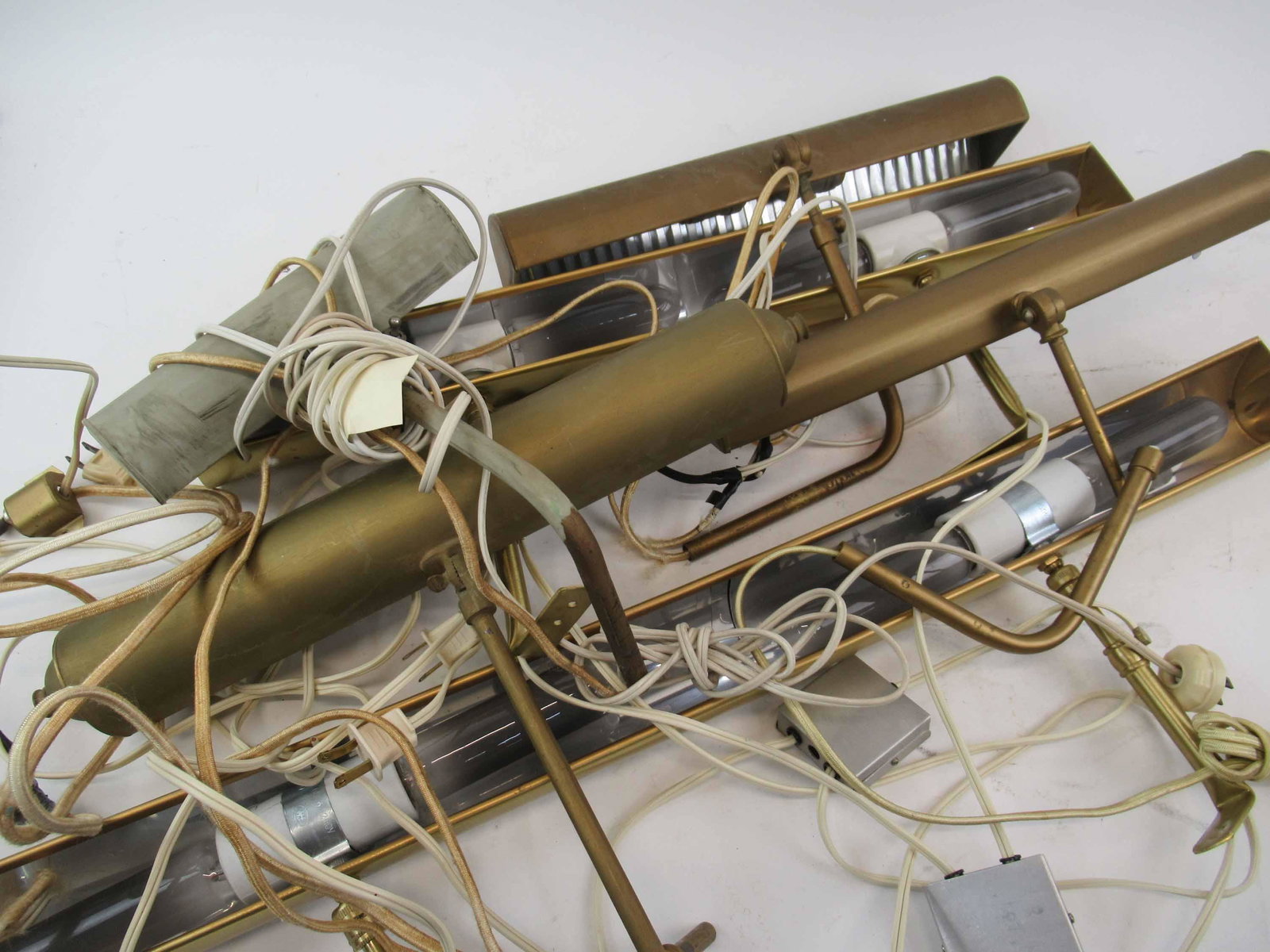 Group of Assorted Brass Art Lighting (1 of 1)