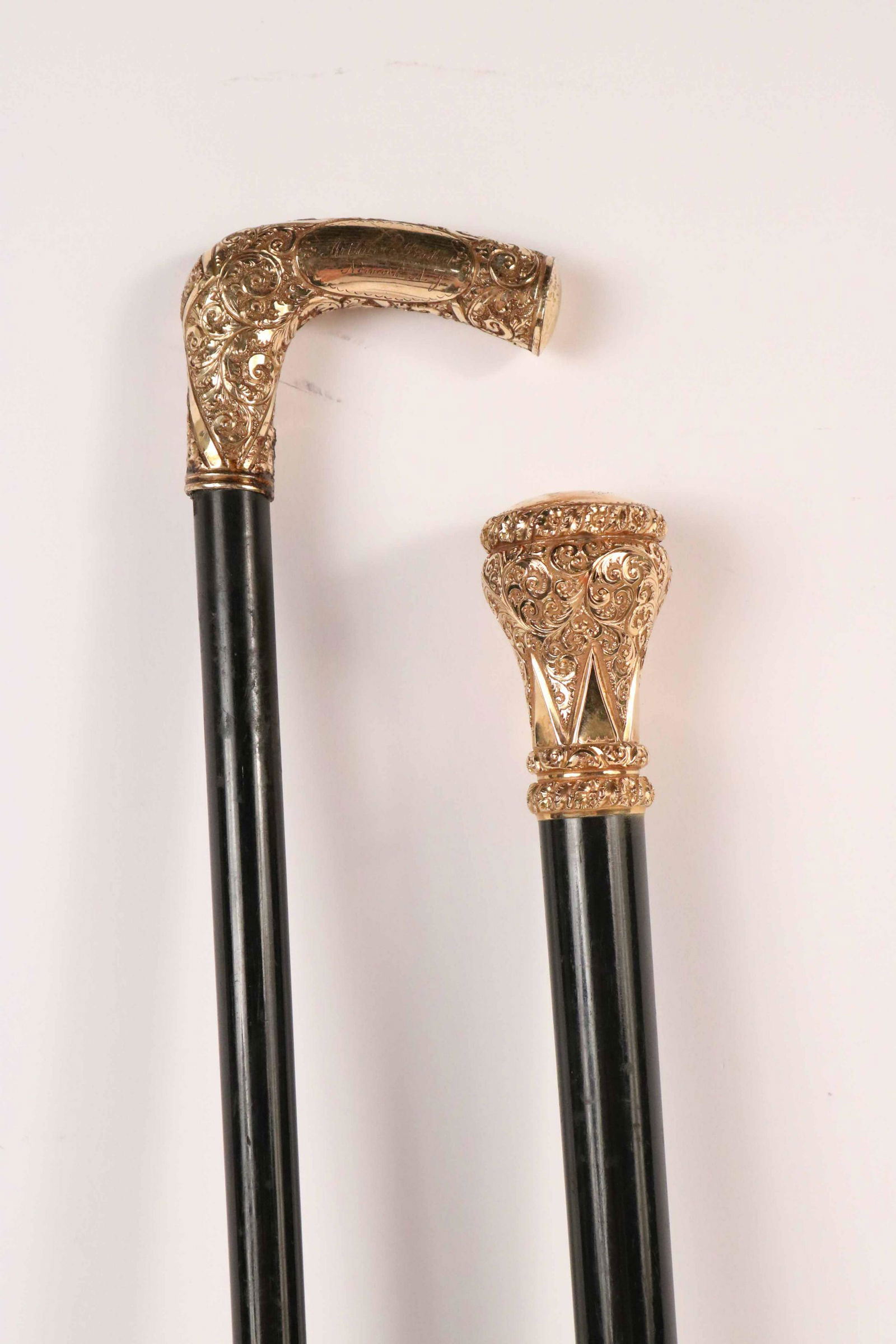 Vintage Masonic 1885 Rolled Gold Walking Stick Jan 15, 2020 Nye