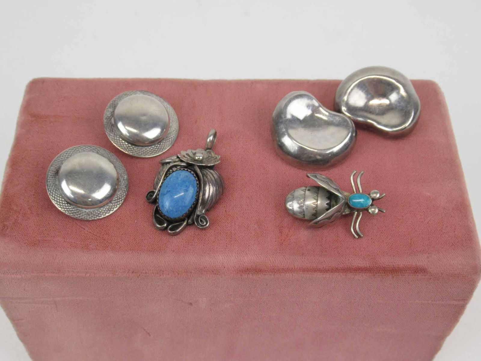 Two Pair of Sterling Silver Ear Clips (1 of 6)