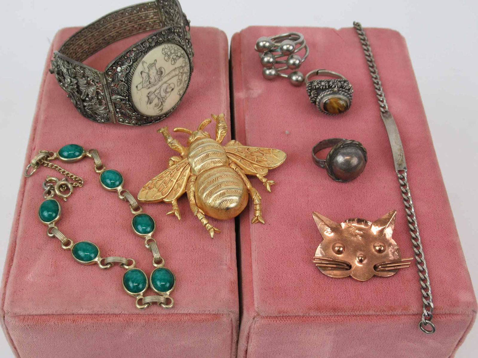 Two Mexican Silver Rings (1 of 9)