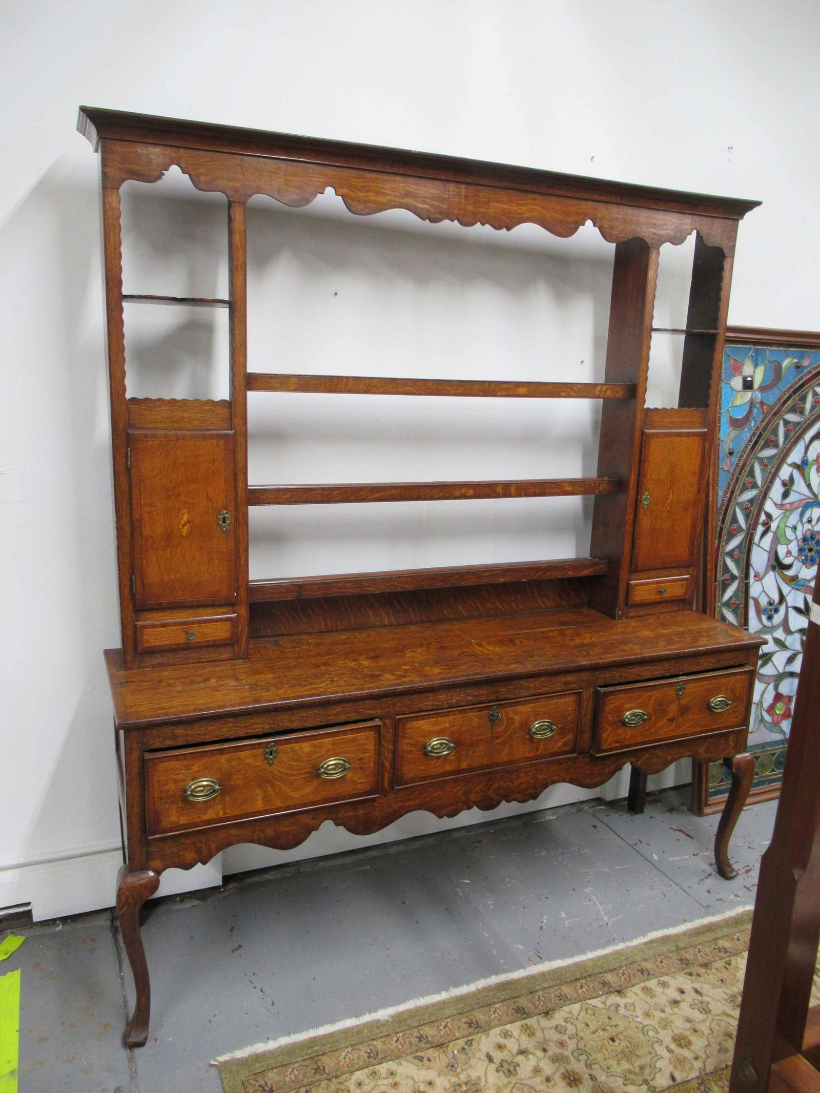 Antique Oak Welch Dresser Cabinet (1 of 5)