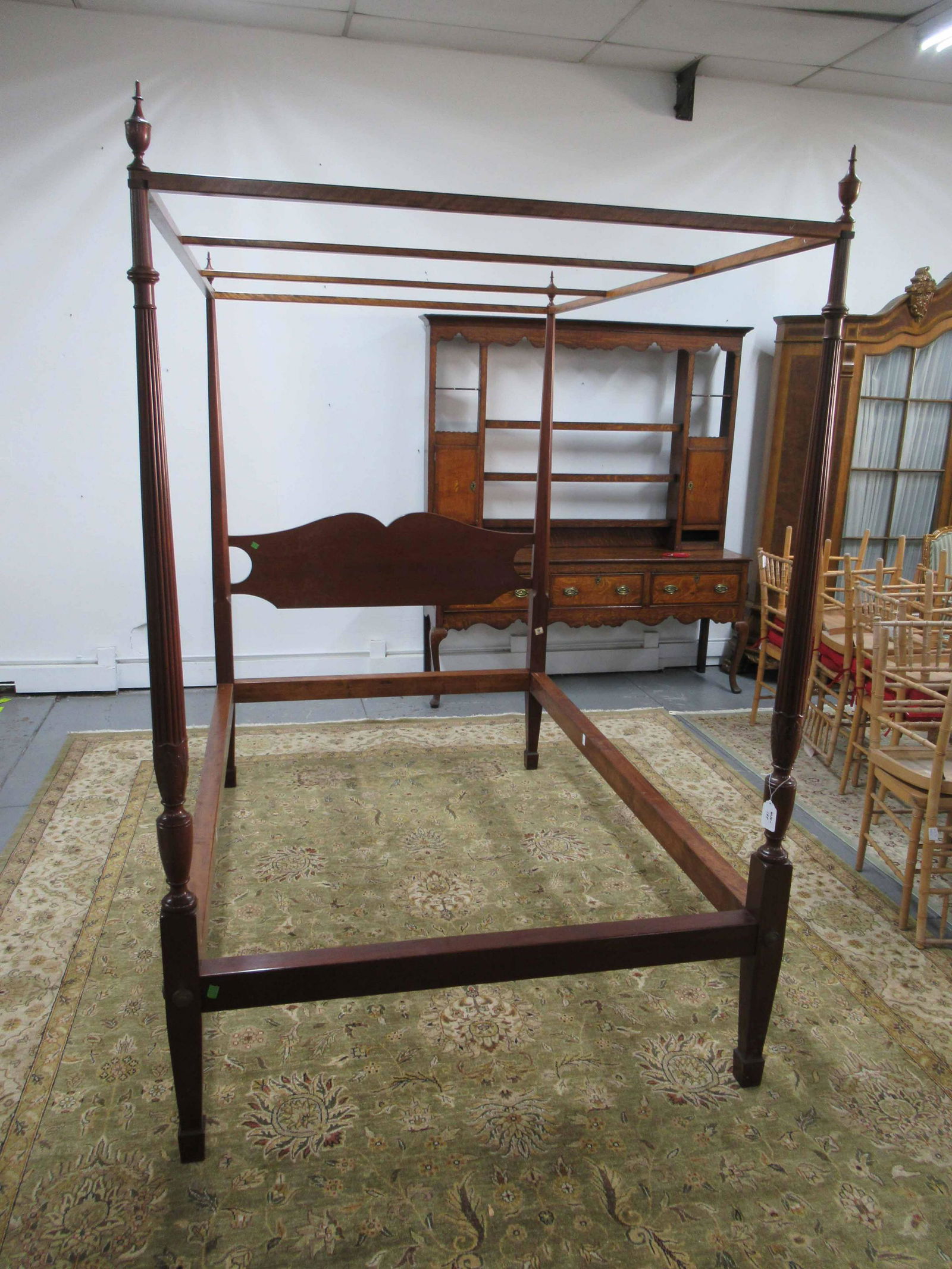 Paul Runyan Cherrywood Full Size Poster Bed (1 of 5)