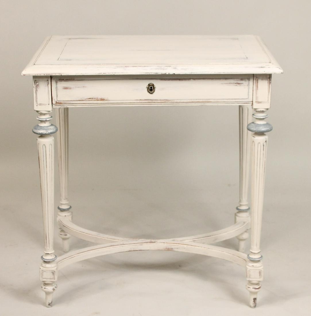 Louis XVI Style Paint-Decorated Table (1 of 7)