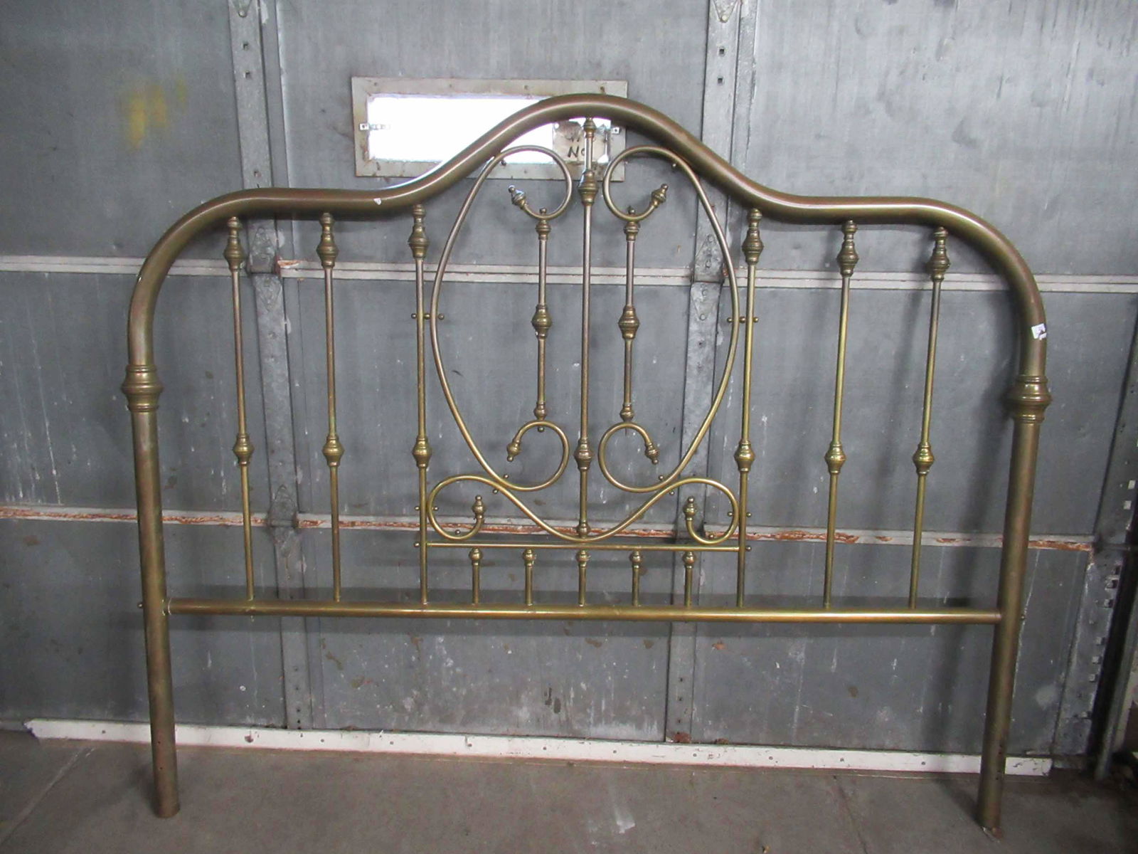 Large Brass King Size Headboard (1 of 3)