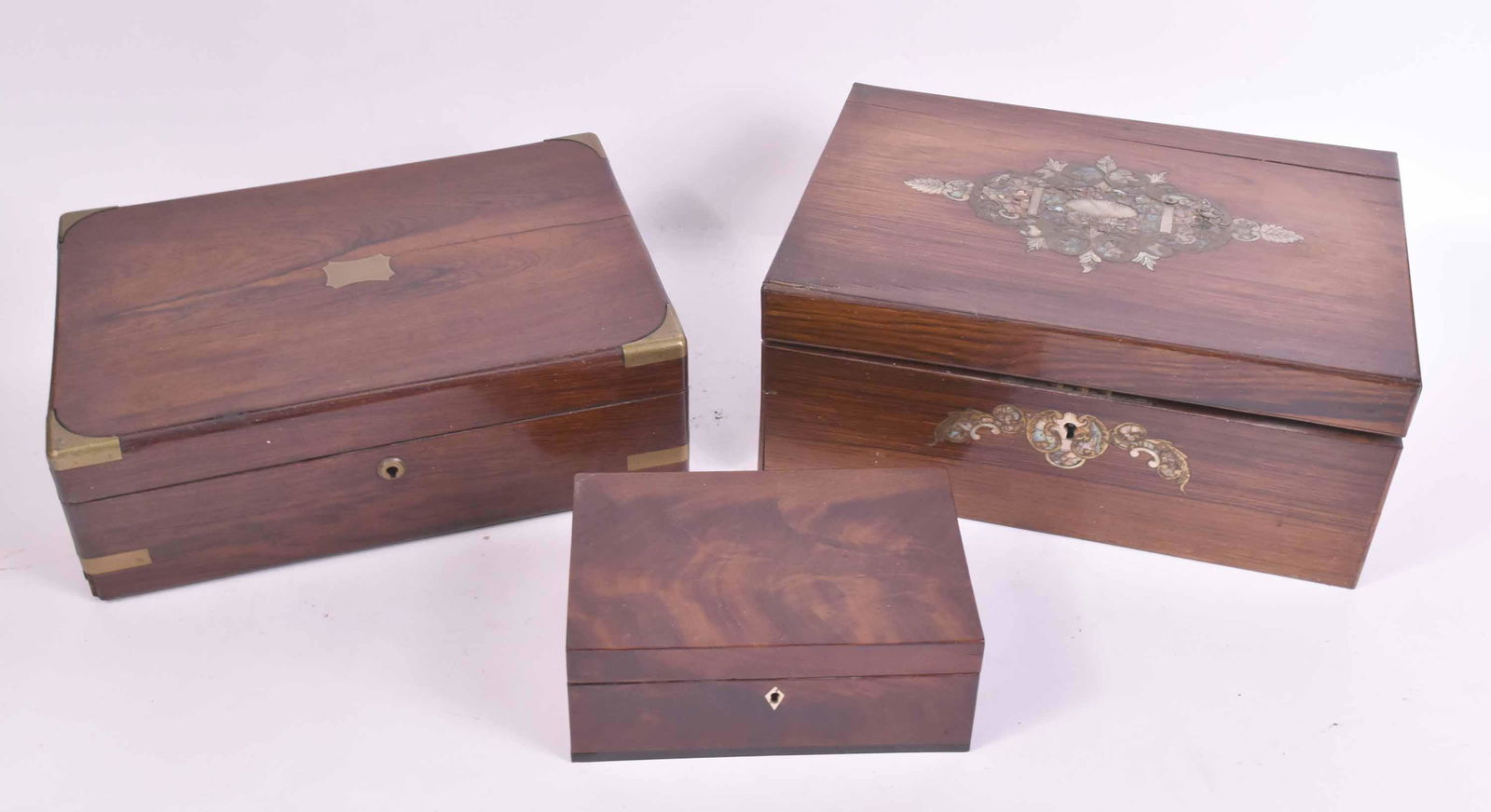 Two Inlaid Mahogany Lap Desks (1 of 11)