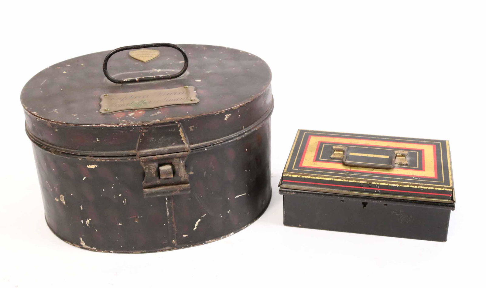 Two Painted Tole Boxes (1 of 6)