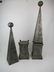Pair of Metal Garden Obelisks - 2