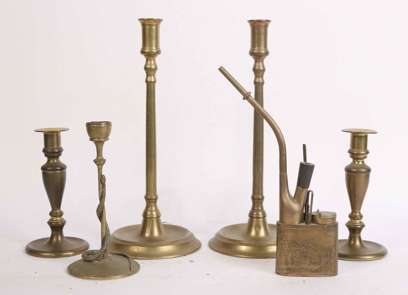 Five Brass Candlesticks (1 of 5)
