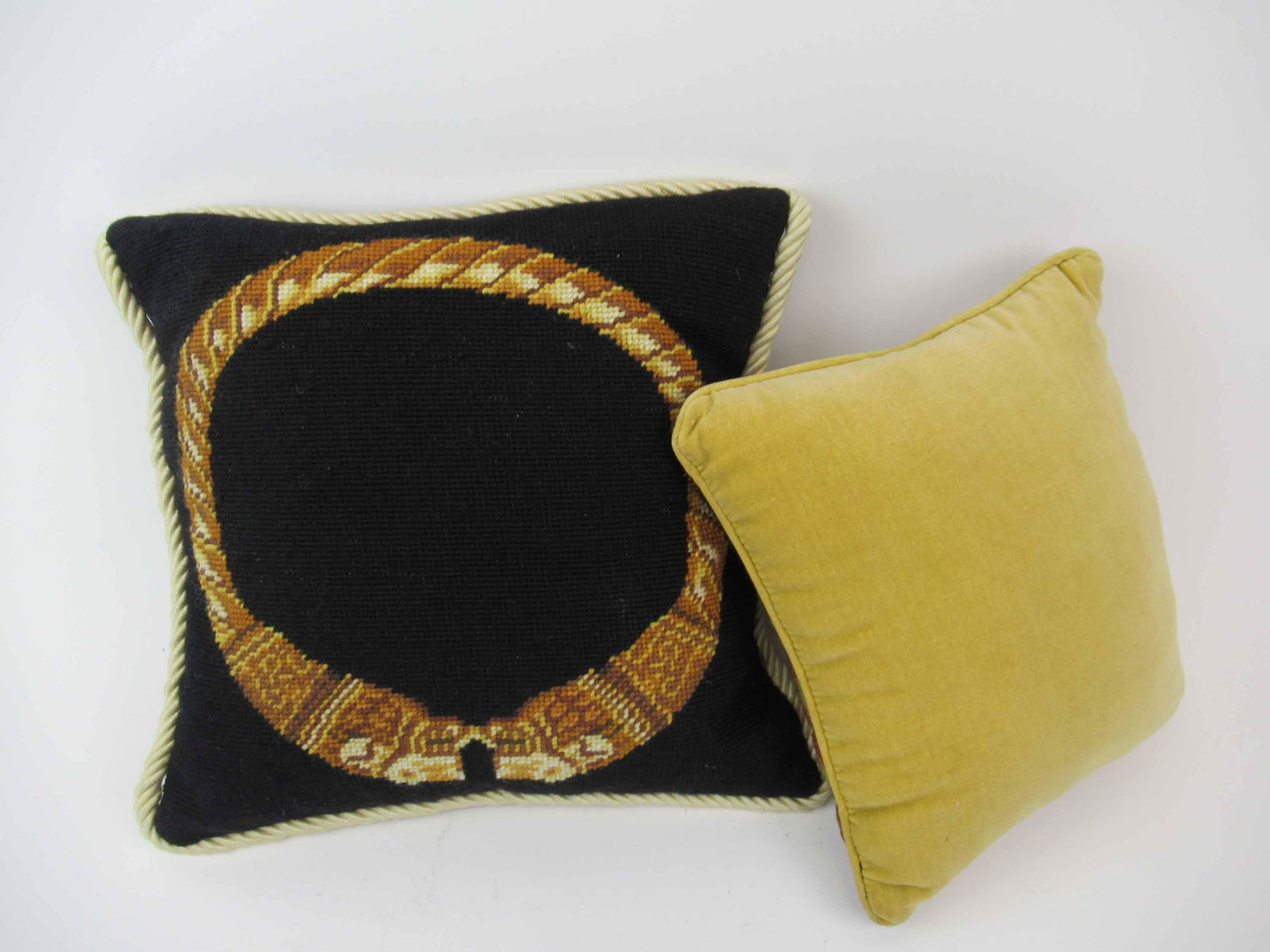 Two Needlepoint Decorative Pillows (1 of 5)