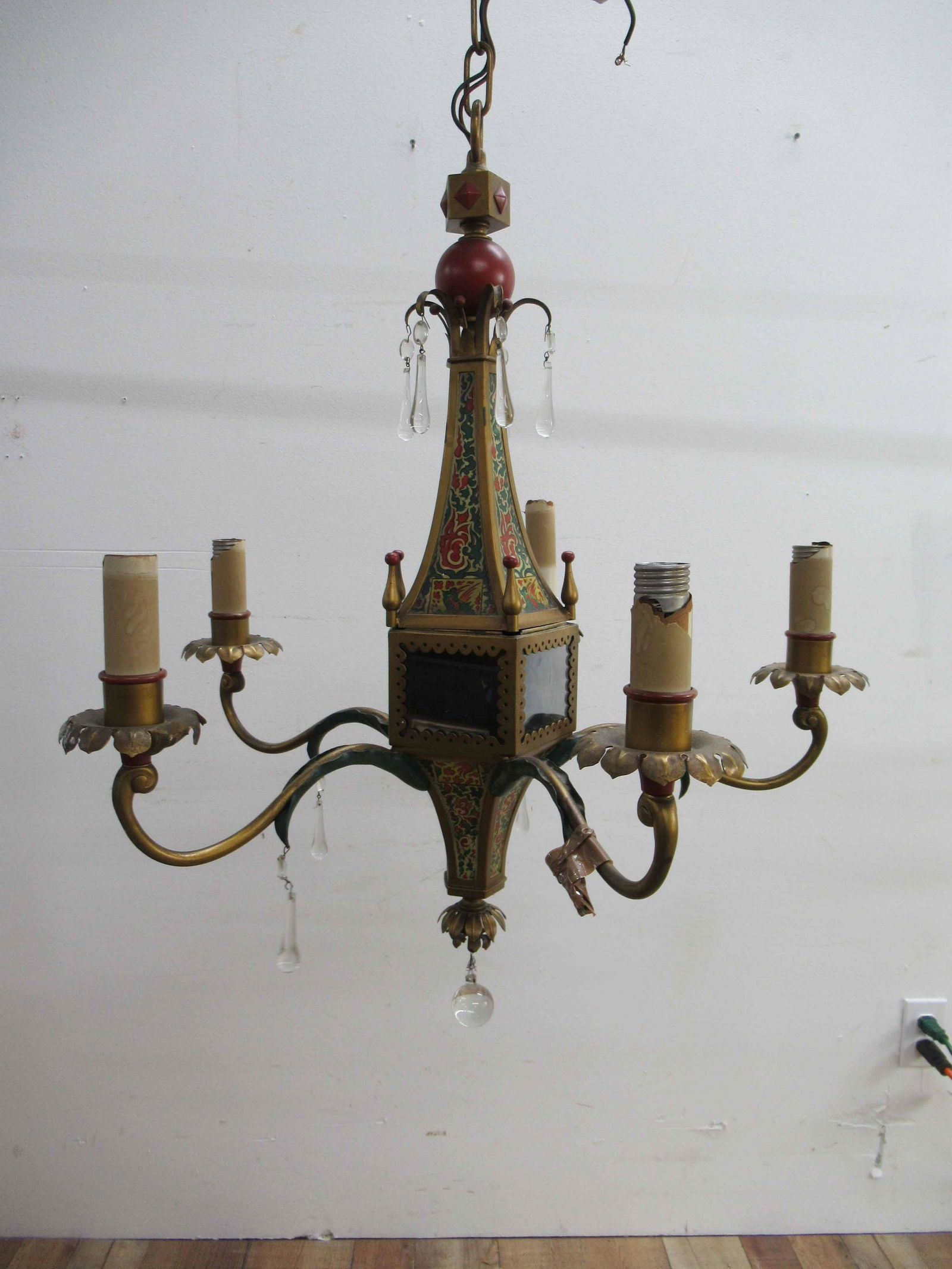 5 light Moroccan Style Hanging Chandelier (1 of 5)