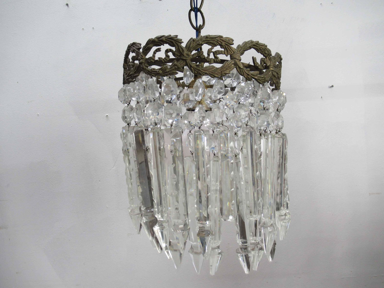 French Bronze Single Light Hanging Fixture (1 of 4)